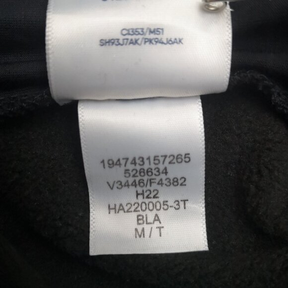 Lands' End Ladies Size Medium Tall Black Fleece Lined Pull On Track Pants - Picture 6 of 11